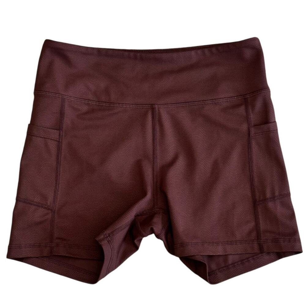 ZYIA ACTIVE Fig Vibration Light and Tight Pocket Hustle Shorts Size Medium NWOT